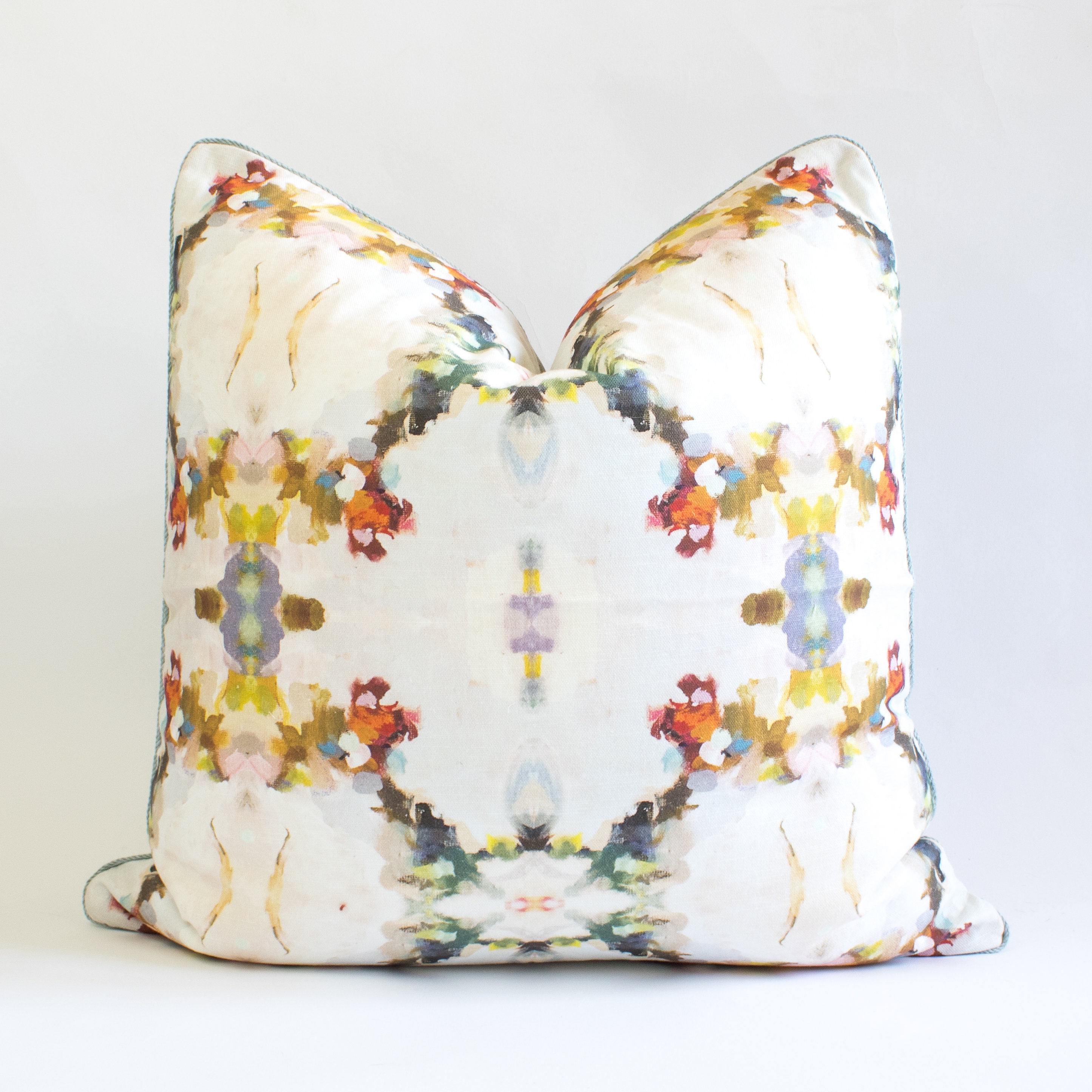 Laura Park Pillow Orchid Blossom Abstract Art Custom Pillow Etsy