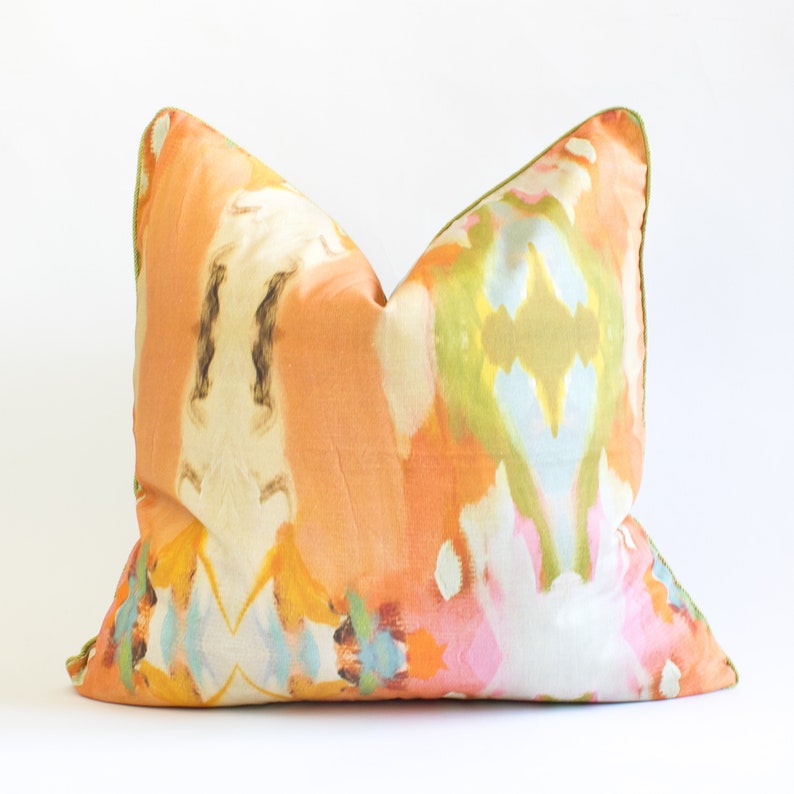 Laura Park Custom Designer Throw Pillow Under the Sea Orange Etsy