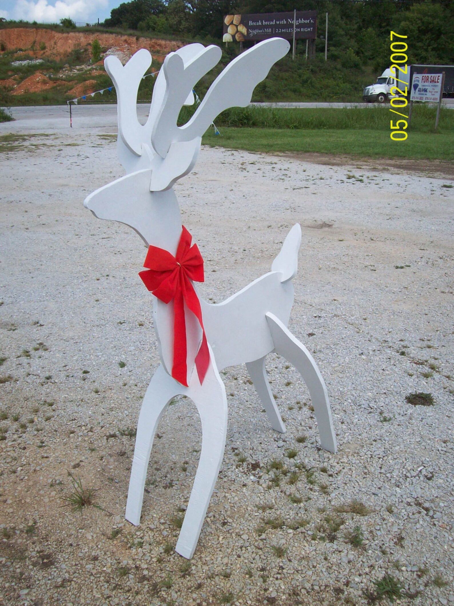 PATTERN Christmas Yard 3D Reindeer Yard Art Lawn Woodworking Etsy