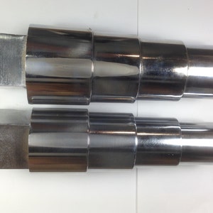 Set of Steel Oval and Round Stepped Bracelt Mandrels with Tang for Forming Bracelets