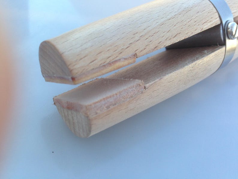 Wooden Ring Clamp for Holding Rings and Metal While Polishing, Sanding