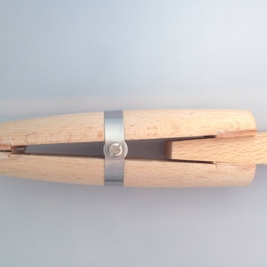 Wooden Ring Clamp for Holding Rings and Metal while Polishing, Sanding and Filing