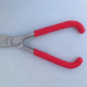 Jeweler&#39;s Snip Shears, 7&quot; with Straight Blade