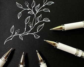 The best white pen out there: uni-ball signo broad | Gel Pen