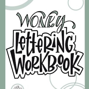 DIGITAL: Wonky Lettering Workbook | procreate lettering | Lettering Guide | Learn Lettering | ipad lettering | ipad procreate