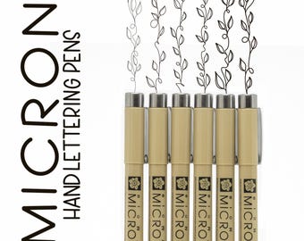 Sakura Pigma Micron Pen Set: Fineliners for Drawing, Lettering & Journaling