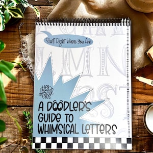Skurrile Handlettering-Arbeitsmappe | Das Doodler-Handbuch | Spaß & einfache Lettering Styles für kreative Köpfe