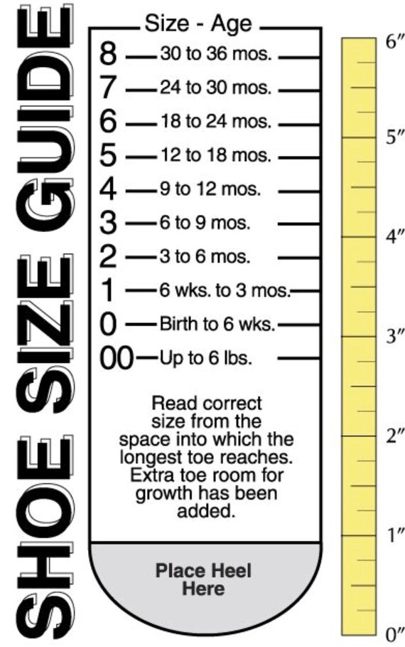 Converse Baby Shoes Size Chart