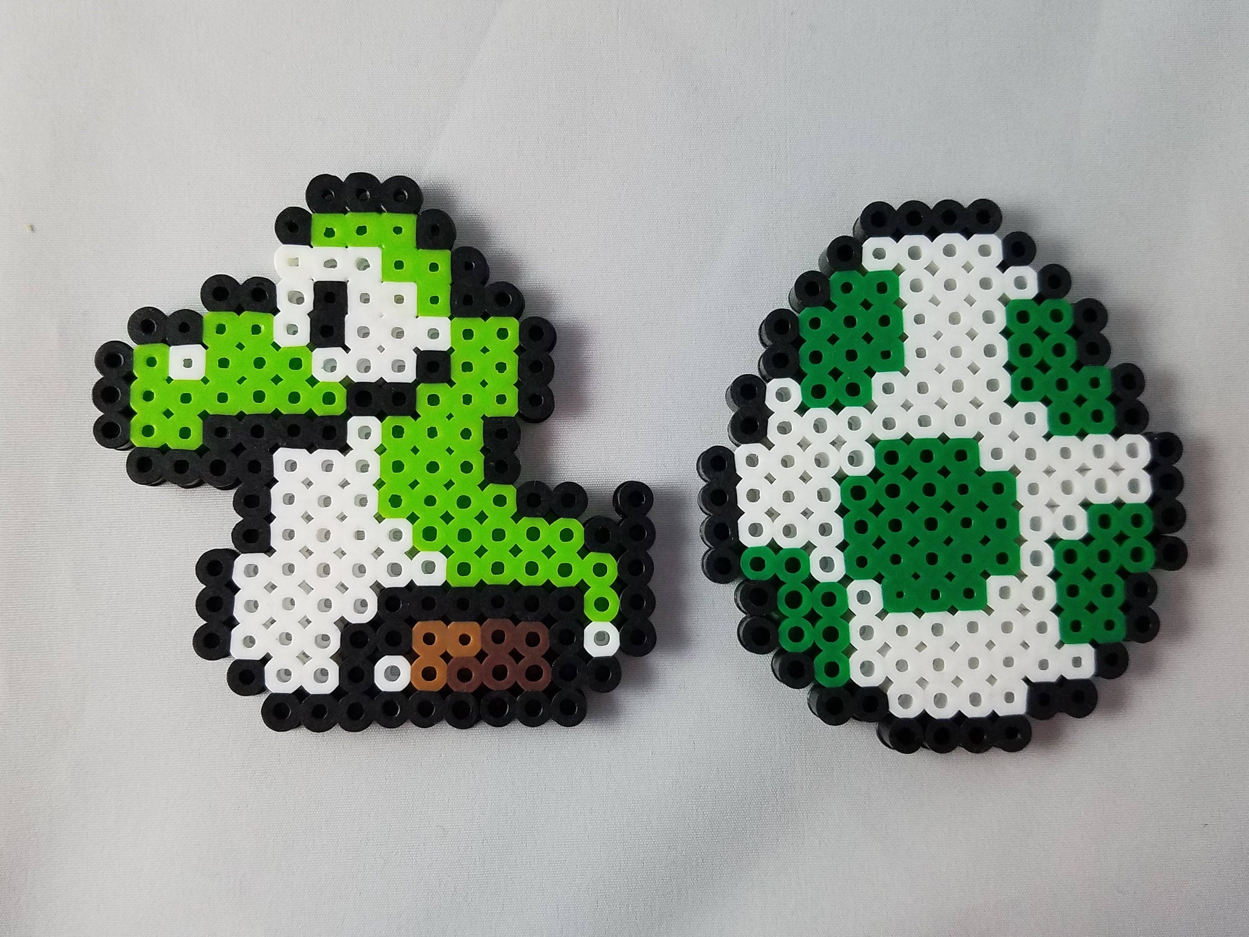 Perler Bead Yoshi and Yoshi Egg Etsy
