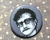 Kurt Vonnegut Pin - Wearable Art - Unique Gift  for ALL Book Nerds & Vonnegut Fans