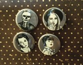 AHS Murderhouse Fridge Magnets - American Horror Story - Gifts Under Five - Stocking stuffers - Unique magnet set for all AHS Lovers