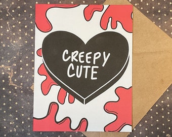 Creepy Cute - Horror Candy Hearts Collection - Horror Valentine Card