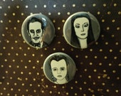 Addams Family Fridge Magnet Set - 1990s Horror Movie Fridge Magnets - Gifts under Five - Stocking stuffers for all Horror Movie Lovers