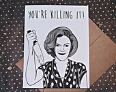 You're Killing it! - Iconic Horror Mothers - Unique Mothers' Day Card for Horror Lovers!