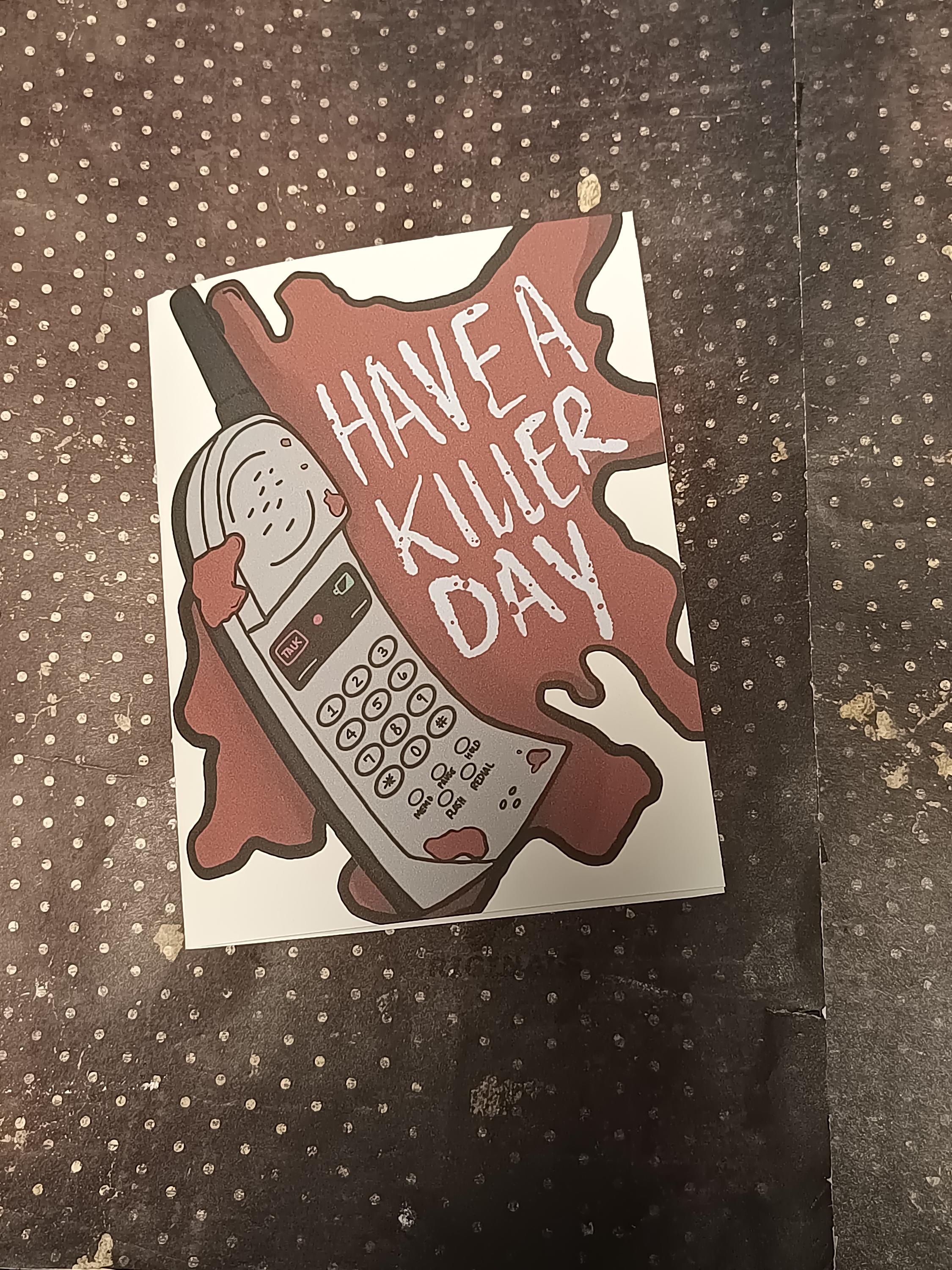 Slasher Dad Have a Killer Father's Day Card | Horror Father's Day Card | Funny Dad ...