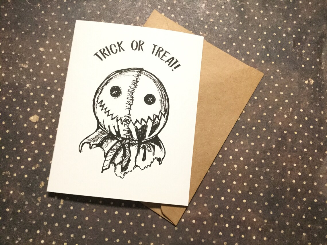 Trick or Treat Sam From Tric R Treat Tric R Treat Card - Etsy
