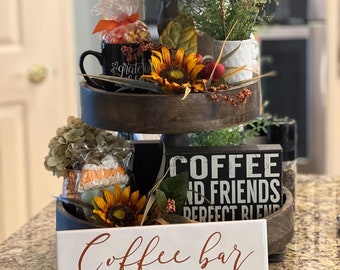 Coffee Bar Love is Brewing Ceramic Tile Sign