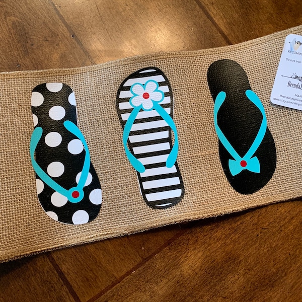 Flip Flop Pillow Etsy