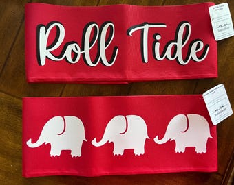 Outdoor Alabama Elephant/Roll Tide Pillow Band