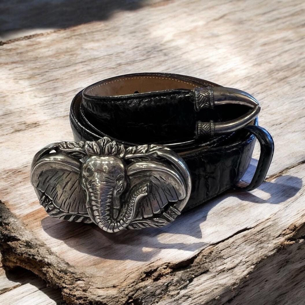 Silver Elephant Belt - Etsy display picture 1