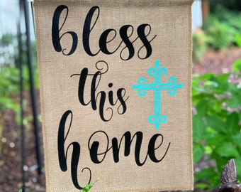 Bless this Home Mini Garden Flag