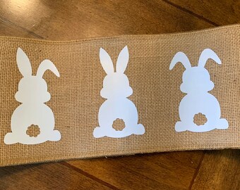Bunny Burlap Pillow Wrap/Floppy Ears Bunny