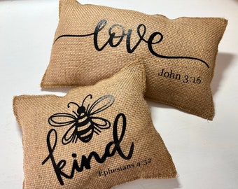 Mini Scripture Pillows