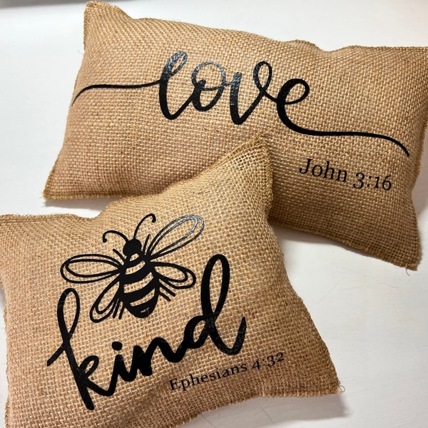 Mini Pillows/ Scripture pillows/ FREE SHIPPING