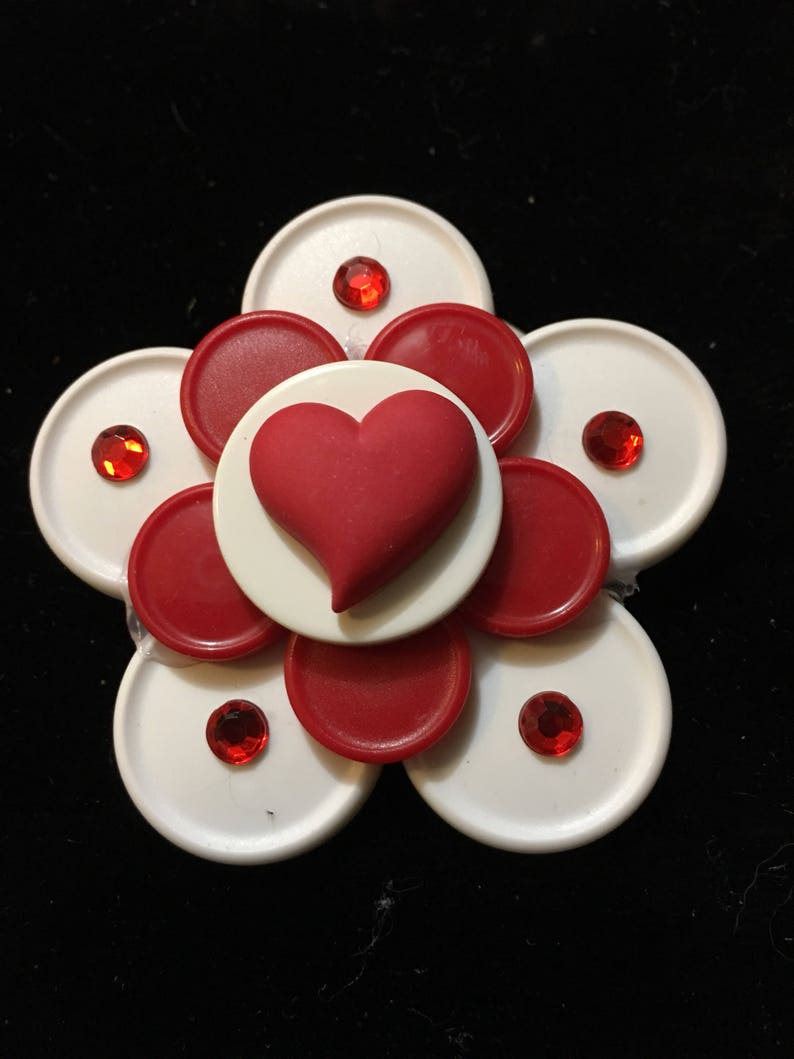 Valentines dayHeartishred geart badge love Valentine/'s Day gift