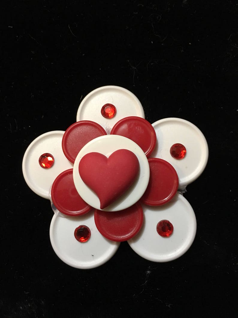 Valentines dayHeartishred geart badge love Valentine/'s Day gift