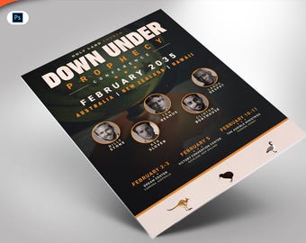 Conference Flyer Photoshop Template 4x6