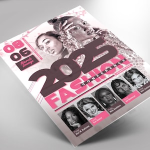 Fashion Show PHOTOSHOP Flyer Template (8.5x11 and 5x7)