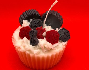 Vela de cupcake de casino1