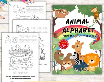 Animal Alphabet Book: Fun Facts & Stories for Kids (A4 PDF)