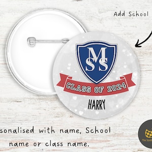 Class of end of year, School logo, School Leavers, Year 6 leaver, students gift from teacher,