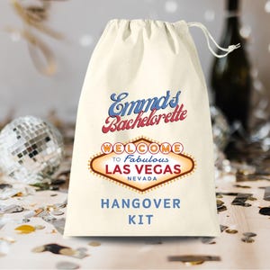 Las Vegas Hangover Kit Bachelorette Party | Assembled Favor Bags | Bachelorette Goodie Bags | Bachelorette Ideas