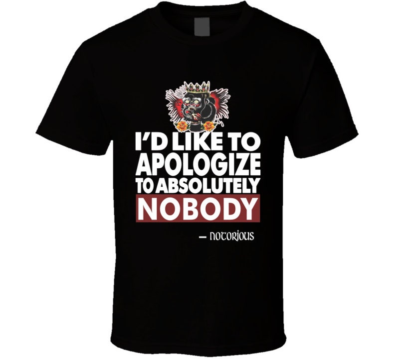 Conor Mcgregor Apologize Ufc Mma Notorious T Shirt image 1