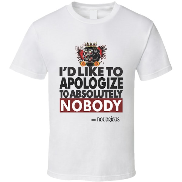 Conor Mcgregor Apologize Ufc Mma Notorious T Shirt