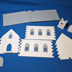 1950's Plasticville HO Church Model