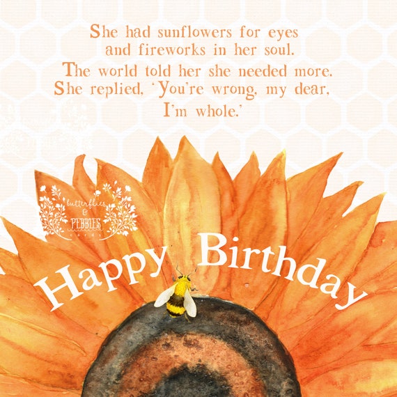 Birthday Thoughts - Katie's Bliss