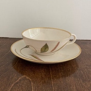 CUP & SAUCER SET (3 available) Vintage Mid-Century Franciscan Mesa   (1950s)