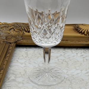 LISMORE WATER GOBLET Waterford  / Ireland / Fine China / Fine Dining / Glassware / Crystal