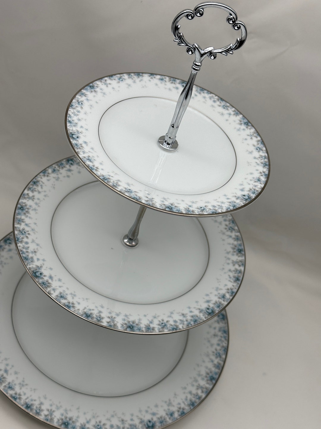 3 Tier STAND KATHLEEN 6722 by Noritake circa 1933 Cake / Dessert