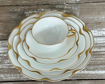 OPEN STOCK Havilland Limoge Silver Anniversary  / Bridal / Wedding / Shower / High Tea