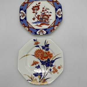 SET OF 2 MIKASA Octagonal Luncheon / Salad Plates  - / Wedding / Bridal Shower / Tea Party / Baby Shower / Fine Dining