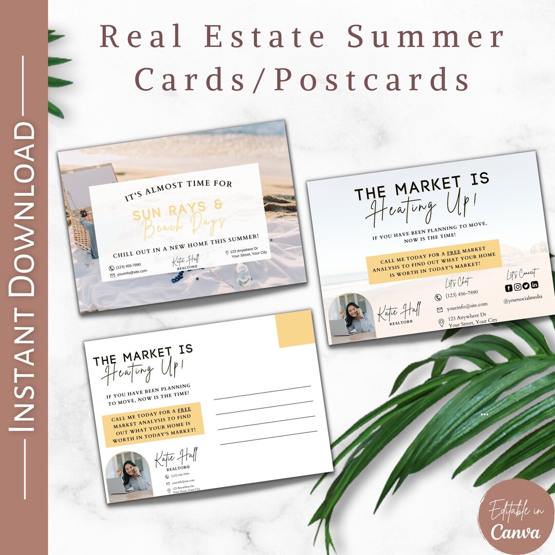 Real Estate Summer Marketing Mailers Realtor Summer Marketing Real