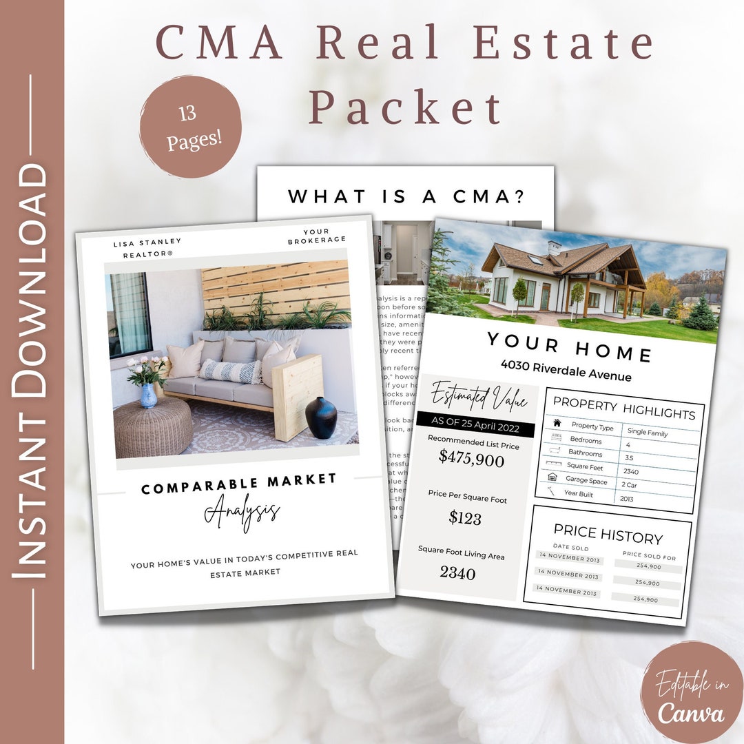 Real Estate CMA Packet CMA Packet CMA Template Sellers Guide Onboarding Real Estate CMA Packet CMA Packet CMA Template Sellers Guide Onboarding