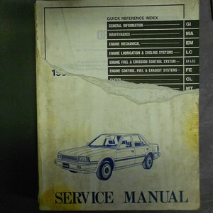 1987 Nissan Stanza Service Repair Shop Manual Damaged Cover Factory OEM 87