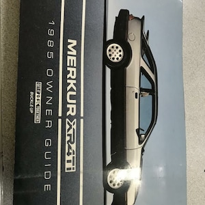 1985 Merkur XR4Ti Owners Owner Operators Manual Guide OEM Factory