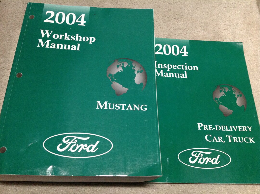 2004 Ford Mustang Gt Cobra Mach Service Shop Repair Manual Set W Pre